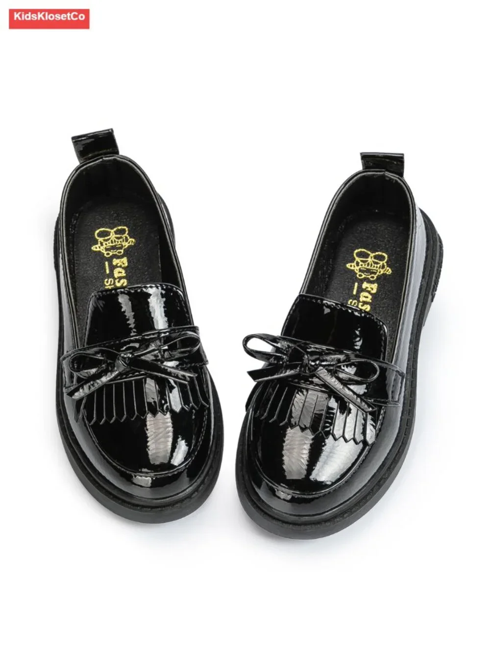 Girls Mary Jane Flats Loafers School Uniform Dress Shoes